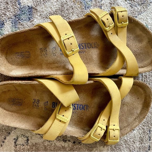 Birkenstock Women’s Yellow Sandals - Picture 2 of 4